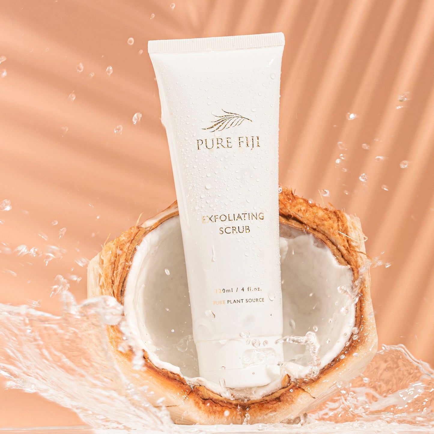 Coconut Exfoliating Scrub with Papaya and Pineapple Enzyme (4oz/120ml)