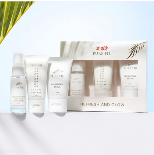 Pure Fiji Refresh and Glow Facial Kit