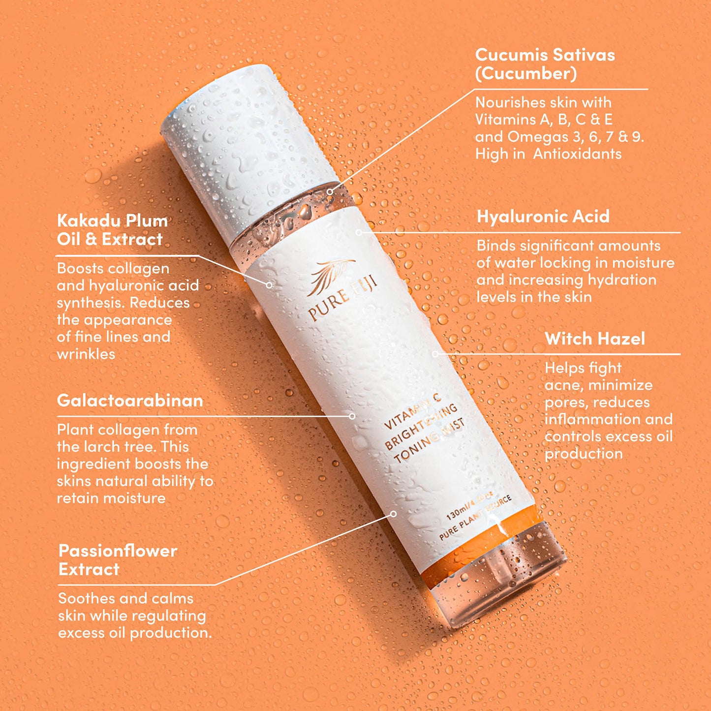 Vitamin C Brightening Toning Mist (4.4oz/130ml)
